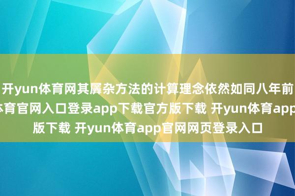 开yun体育网其羼杂方法的计算理念依然如同八年前一样出色-开yun体育官网入口登录app下载官方版下载 开yun体育app官网网页登录入口