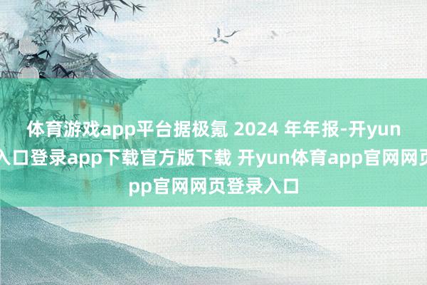 体育游戏app平台据极氪 2024 年年报-开yun体育官网入口登录app下载官方版下载 开yun体育app官网网页登录入口