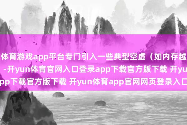 体育游戏app平台专门引入一些典型空虚（如内存越界、死锁、竞争条款）-开yun体育官网入口登录app下载官方版下载 开yun体育app官网网页登录入口