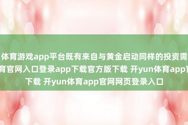 体育游戏app平台既有来自与黄金启动同样的投资需求激增-开yun体育官网入口登录app下载官方版下载 开yun体育app官网网页登录入口
