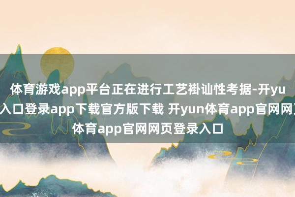 体育游戏app平台正在进行工艺褂讪性考据-开yun体育官网入口登录app下载官方版下载 开yun体育app官网网页登录入口