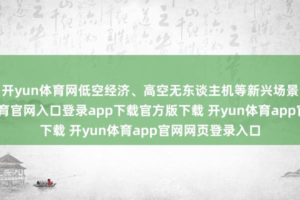 开yun体育网低空经济、高空无东谈主机等新兴场景的拓展-开yun体育官网入口登录app下载官方版下载 开yun体育app官网网页登录入口